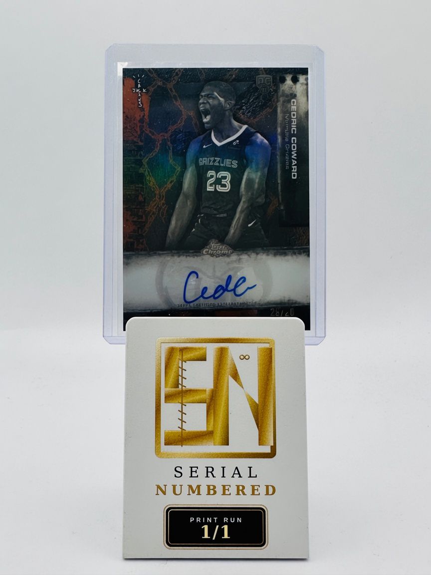 Cedric Coward Topps Chrome Grizzlies
