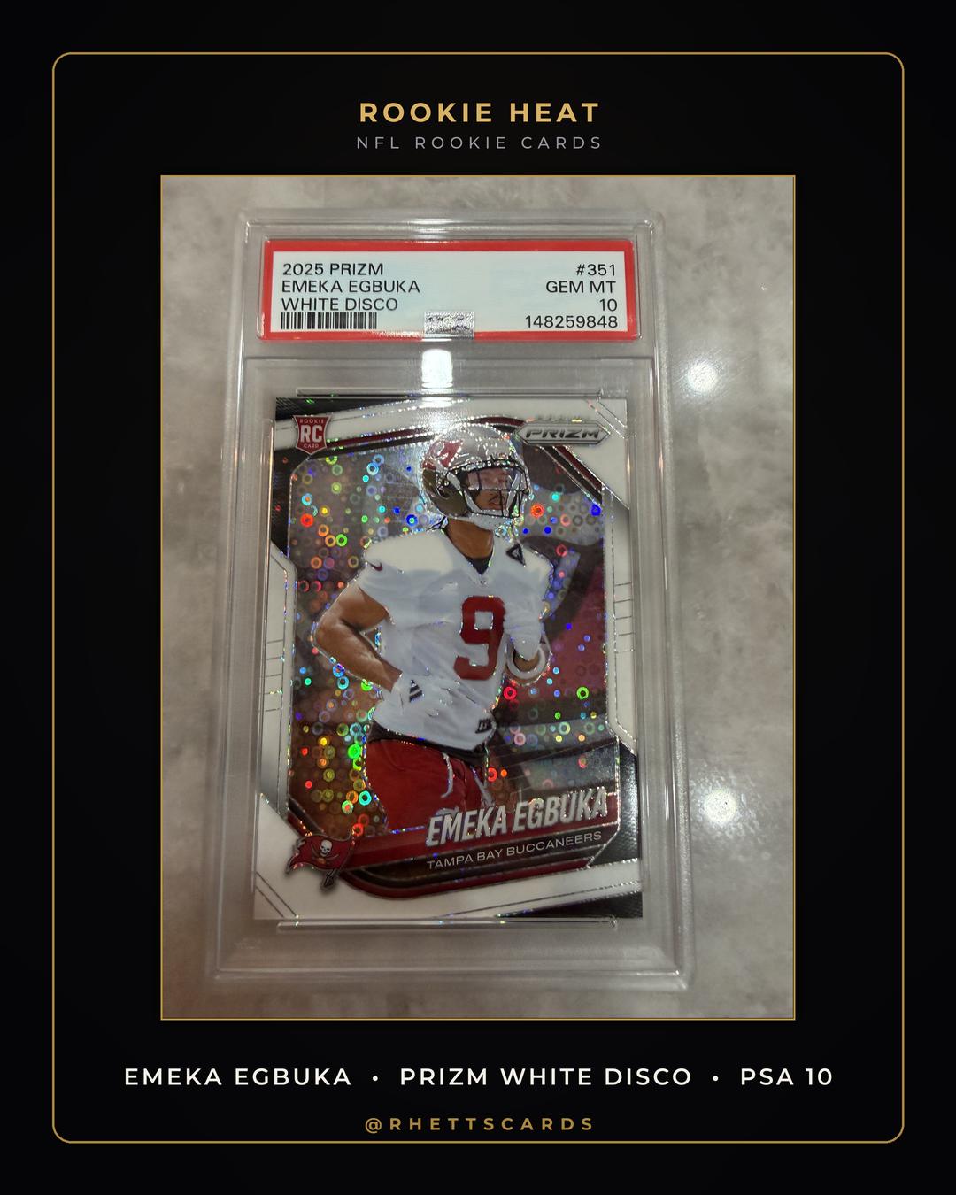 Emeka Egbuka serial numbered card