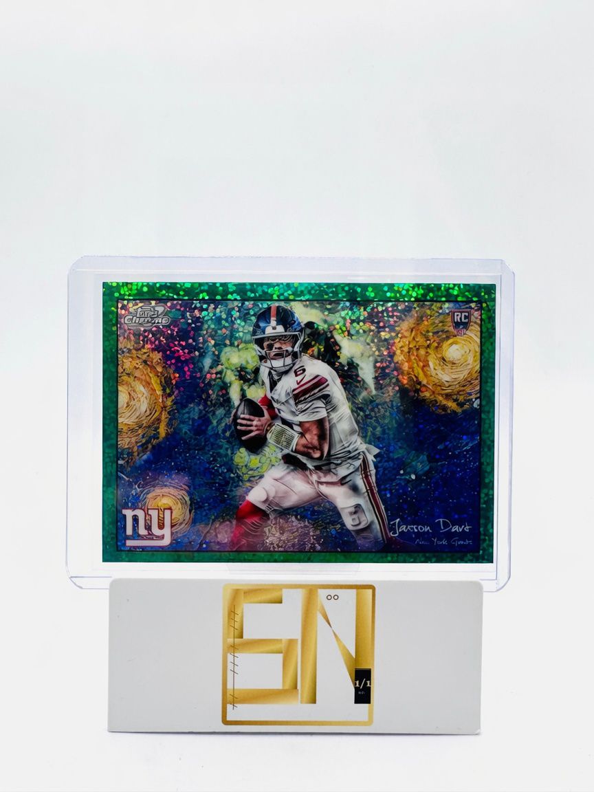 Jasson Dominguez Topps Chrome RC Green Sparkle Yankees