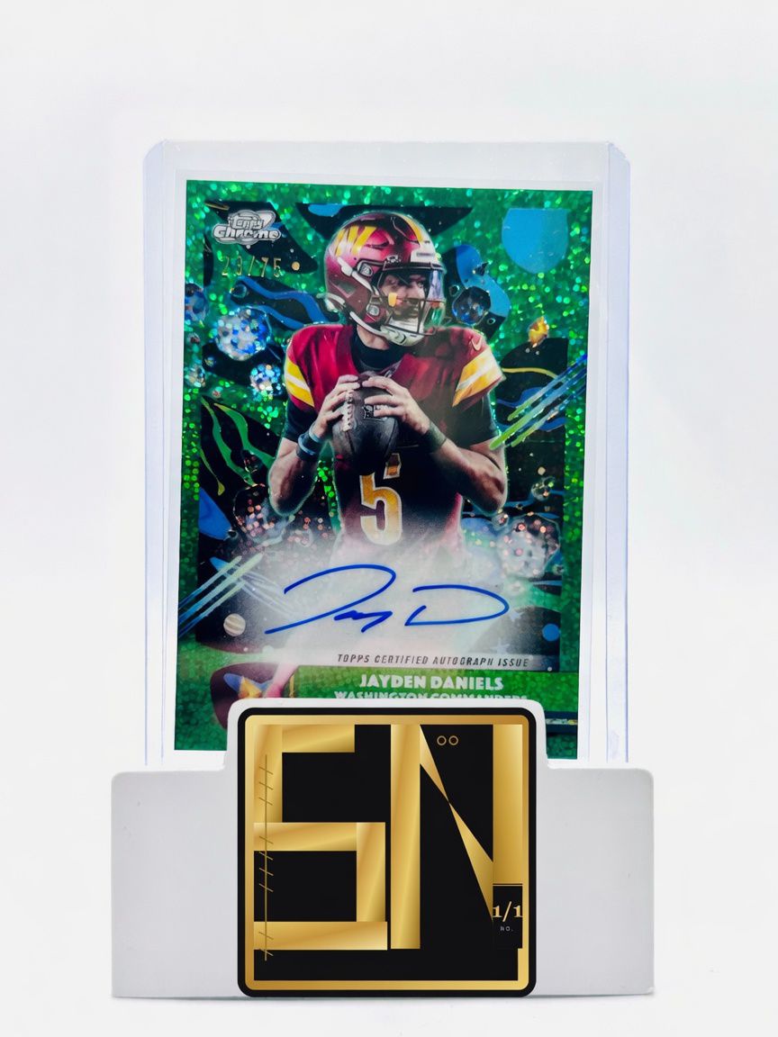 Jayden Daniels serial numbered card