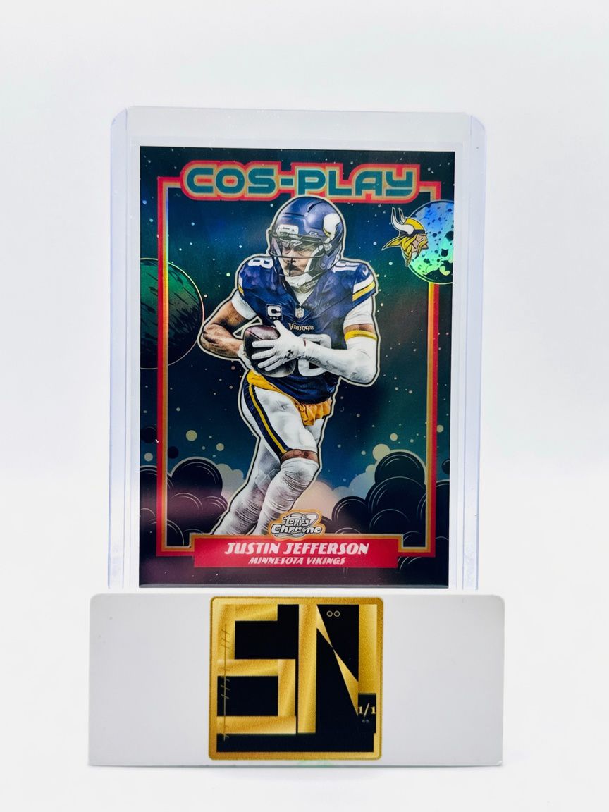 Justin Jefferson serial numbered card