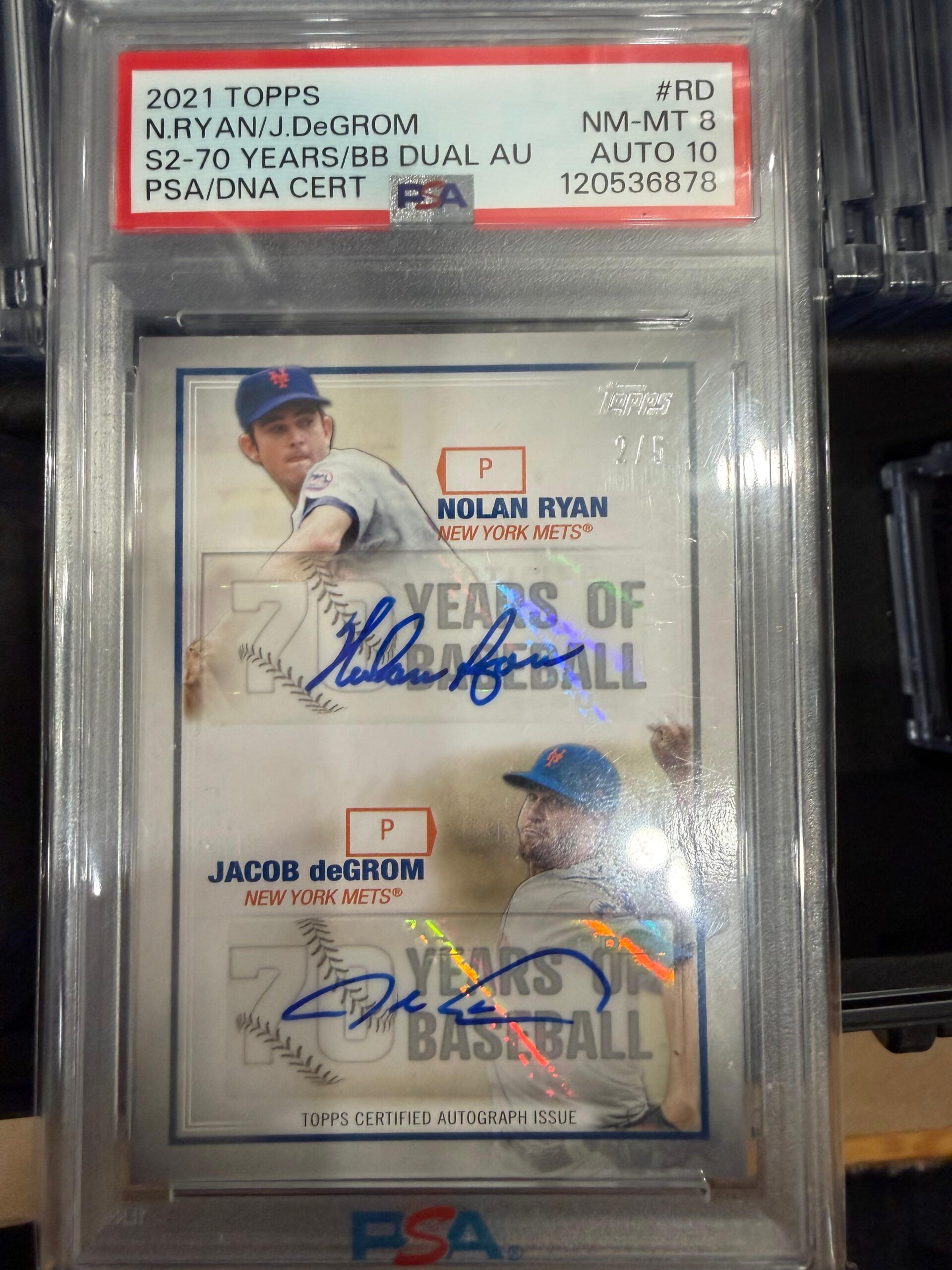 Paul Skenes 2024 Brooklyn Collection Autograph Red RC Pirates PSA 10 2/5