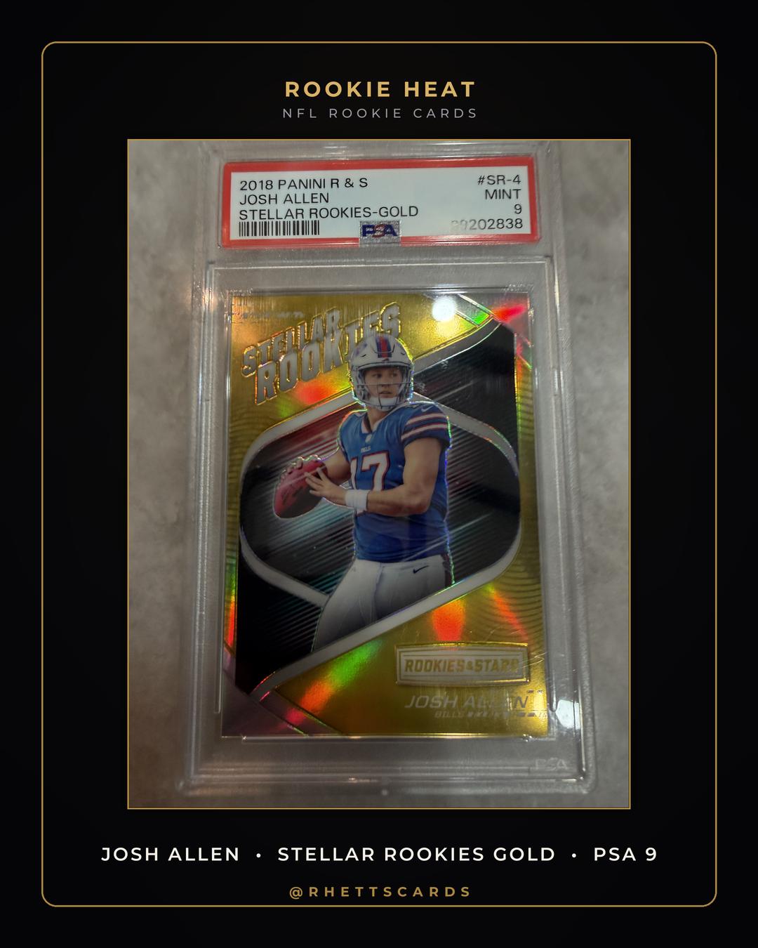 Josh Allen serial numbered card