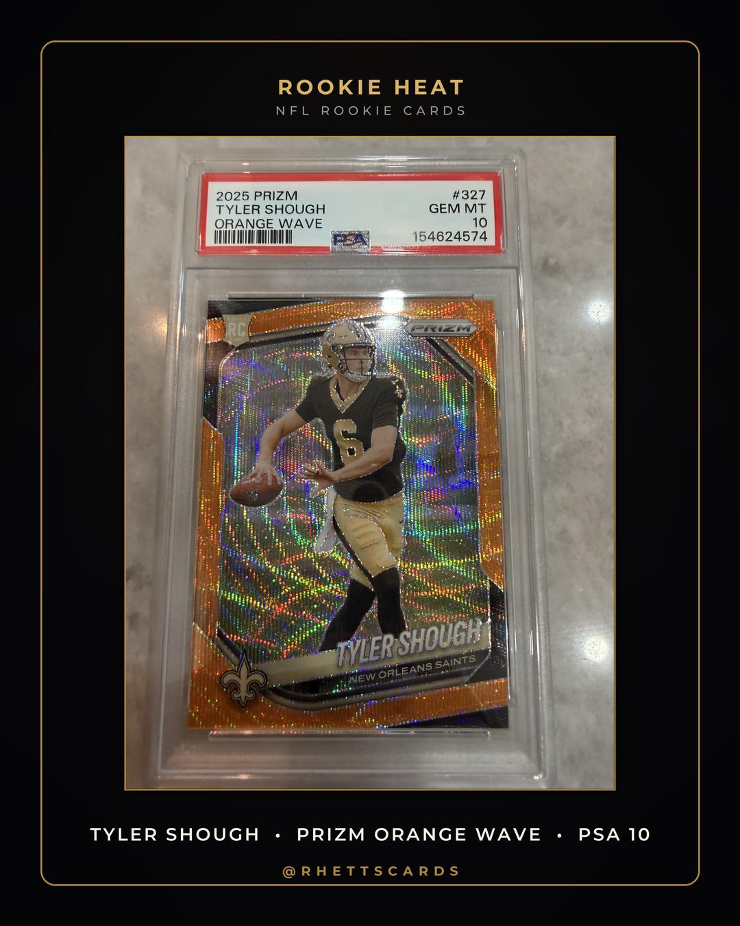 Tyler Shough serial numbered card